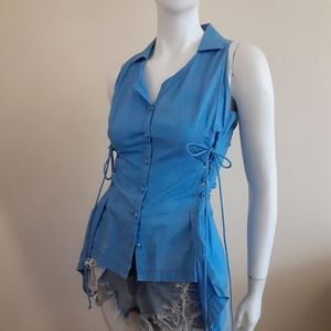 Philosophy di Alberta Ferretti Lace Up Blouse